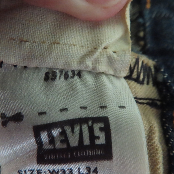 LEVI LVC 501XX VINTAGE BIG E JEANS 33 × 34 SELVEDGE (31x31.5) - Picture 11 of 12